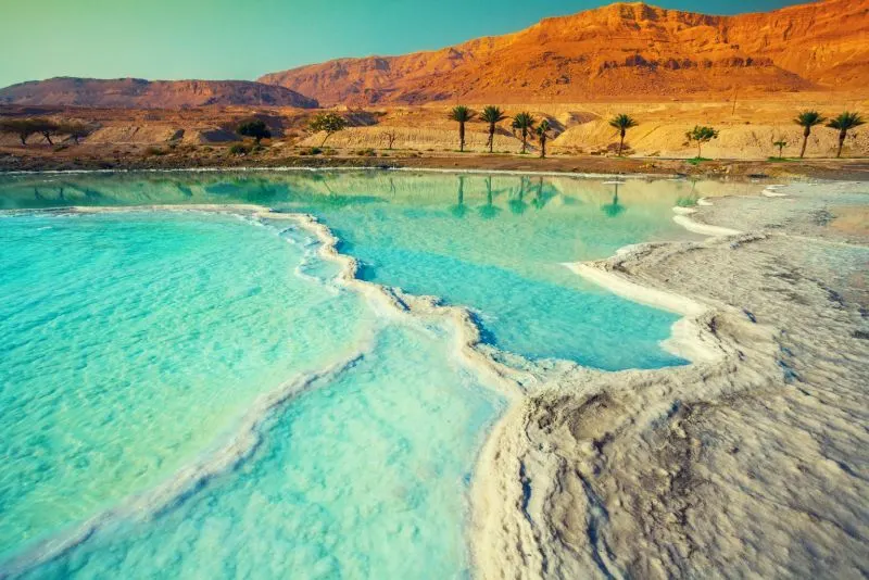 Float in the mineral-rich waters of the Dead Sea during your Egypt and Jordan tours.